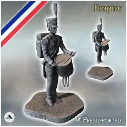 French napoleonic drummer 4 - Great Army Napoleon XIXe Medieval terrain