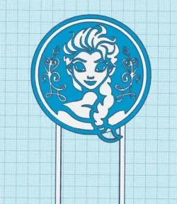 Frozen-Queen Elsa Topper