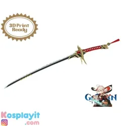 Genshin Impact - Bakufu Sword - Digital 3D Model Files - Kaedehara Kazuha Cosplay