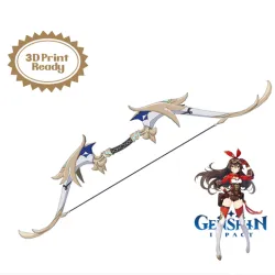 Genshin Impact - Favonius Warbow - Digital 3D Model Files -  Amber Cosplay