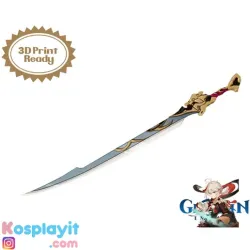 Genshin Impact - Fillet Blade - Digital 3D Model Files - Kazuha Cosplay