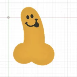 HAPPY PENIS COOKIE CUTTER