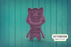 Inosuke Hashibira Demon Slayer Cookie Cutter