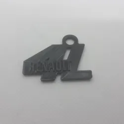 Keychain with renault 4L logo