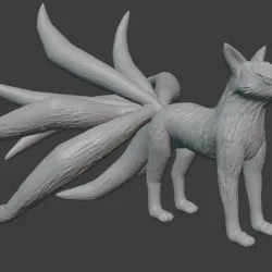 Kitsune (nine-tailed fox)