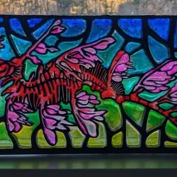 leafy sea dragon (resin stainglass)