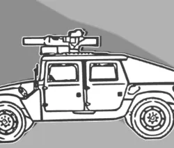 led lamp military jeep