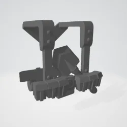 LEGO WW2 GERMAN INFANTRY K98k HARNESS 4 (LIGHT)