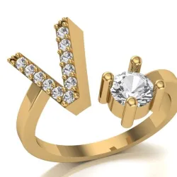 Letter Ring V