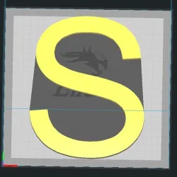LETTER S 20 CM