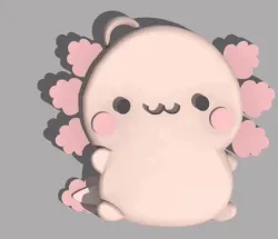 Little axolotl chibi