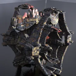 Loki Tower cube Sci-Fi kit bash Kit bash