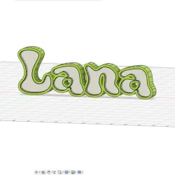 LUMINOUS NAME LAMP LANA