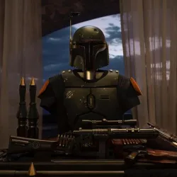 Mandalorian -  Boba Fett - armor stand