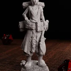 Miniature - Post Apocalyptic Zombie Girl