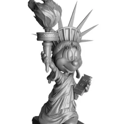 minnie mouse statue of liberty for 3d printing stl
