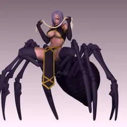 monster musume Rachnera B Pose2 fan art