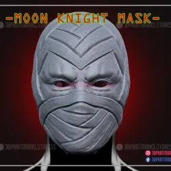 Moon Knight Mask - Marvel Cosplay Helmet - Anime, Game, TV Series, Props