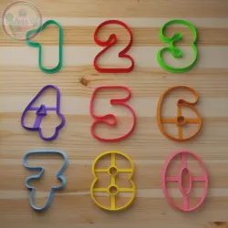 numbers cookie cutter