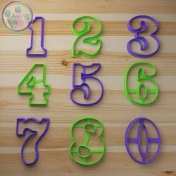 numbers cookie cutter