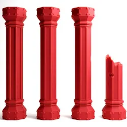Octagonal Gothic Column