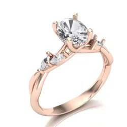 Oval Ring STL 3D Model for 3D Printing