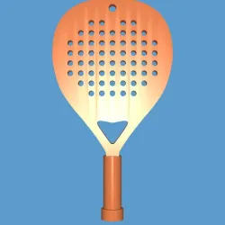 Padel Paddle Key Ring