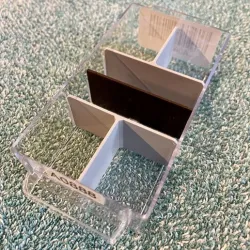 Parts separator for Hornbach small parts magazine