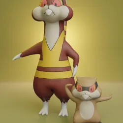 Pokemon - Patrat and Watchog