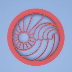 polymer clay cutter (mirror)