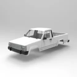 RC Jeep Comanche AXIAL 354MM wheelbase STL model