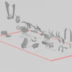 Robot Staple-On models - Headgear