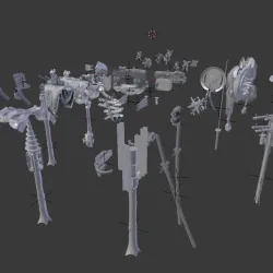 Robot Staple-On models - Melee, themed, and TOADs!
