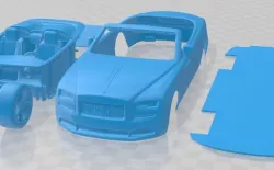 Rolls Royce Dawn Silver Bullet 2020 Printable Car