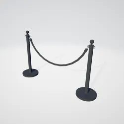 Rope and stanchion