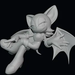 Rouge the Bat Sonic Figure
