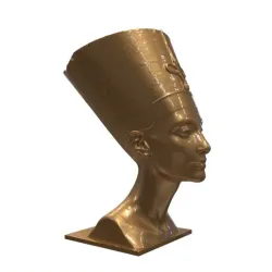 Sculpted Egyptian Queen Pen Holder