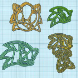 sonic cookie cutters