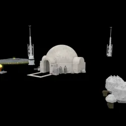 Star Wars Lars Homestead Diorama Bundle for 3.75" and 6" figures
