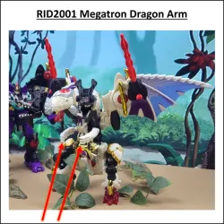 TRANSFORMERS RID MEGATRON / GALVATRON / Gigatron DRAGON ARM