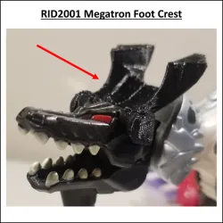 Transformers RID Megatron / Galvatron / Gigatron Foot Crest