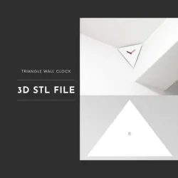 Triangle Ceiling Clock