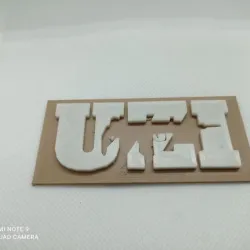 UZI Weapon Decorative Plaque