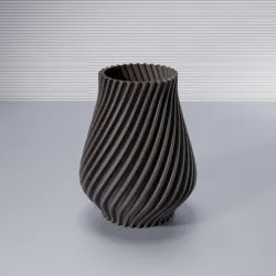 VASE 0051 B - CONE TWIST VASE