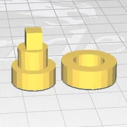 Wheel mount for HORA80'S JEEP KAISER M715