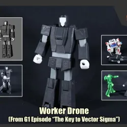Worker Drone from Transformers G1 Episode "The Key to Vector Sigma"
