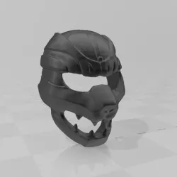 Zen Aku Wolf Mask Power Rangers Wild Force