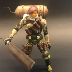 1/18 Scale Warrior Boy with Accessories