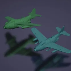 1:200 SAAB 29 Tunnan