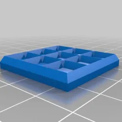 1/3-inch grid Tile Pattern (Roller & Stamp)